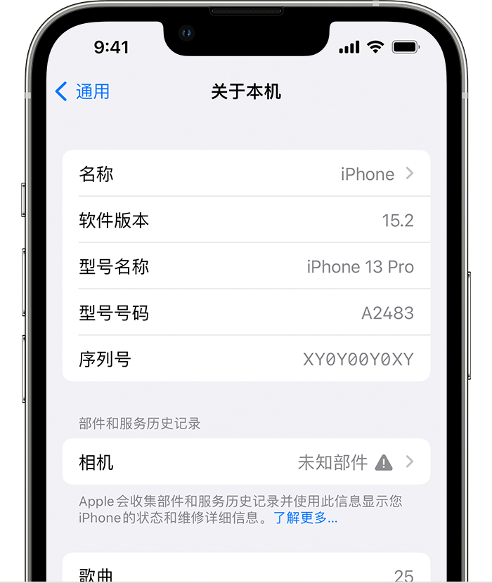 陇川苹果维修分享iPhone 出现提示相机“未知部件”是什么原因？ 