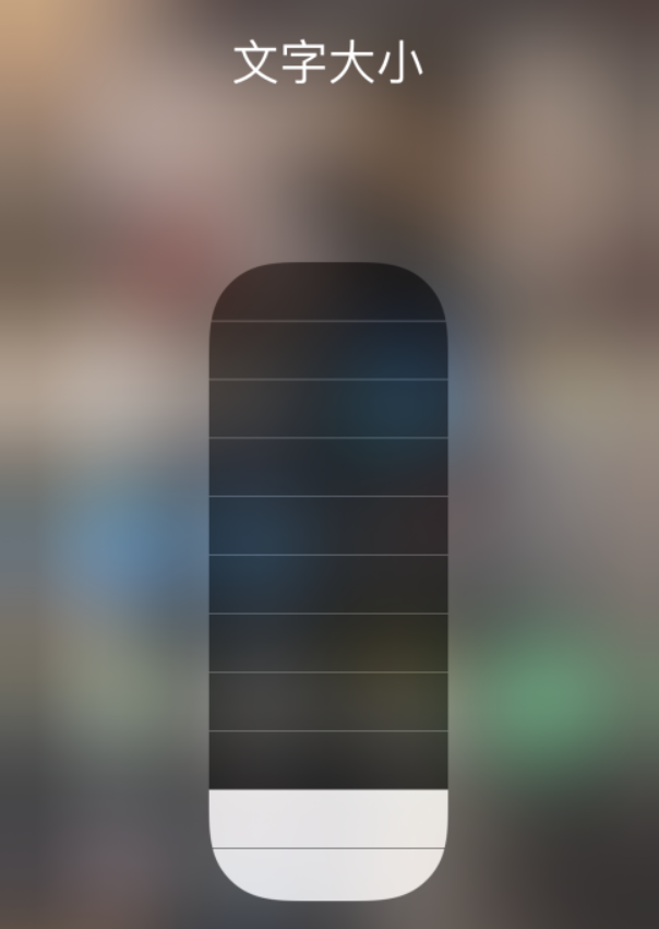 陇川苹果手机维修分享小技巧：在 iPhone 控制中心快速调节字体大小 